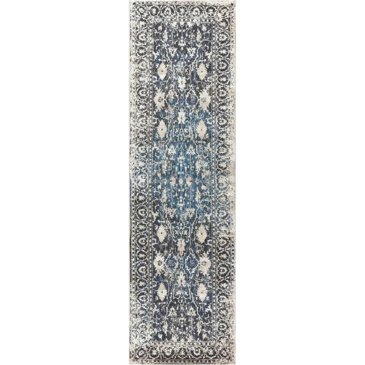 Doos Oriental Distress Brown Kitchen Hallway Runner Rug - LOOMLAN - LOOMLAN - Area Rugs