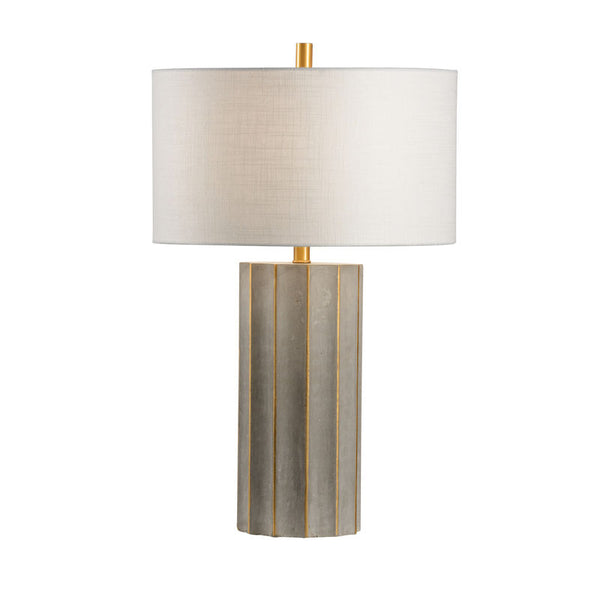 Doric Concrete Finish Table Lamp