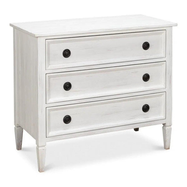 Dorris Bungalow Chest of Three Drawers White