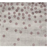 Dotto Bordeaux Grey Wine Handmade Area Rug