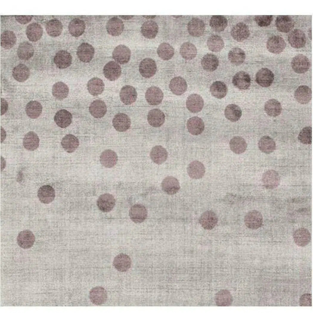 Dotto Bordeaux Grey Wine Handmade Area Rug