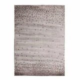 Dotto Bordeaux Grey Wine Handmade Area Rug