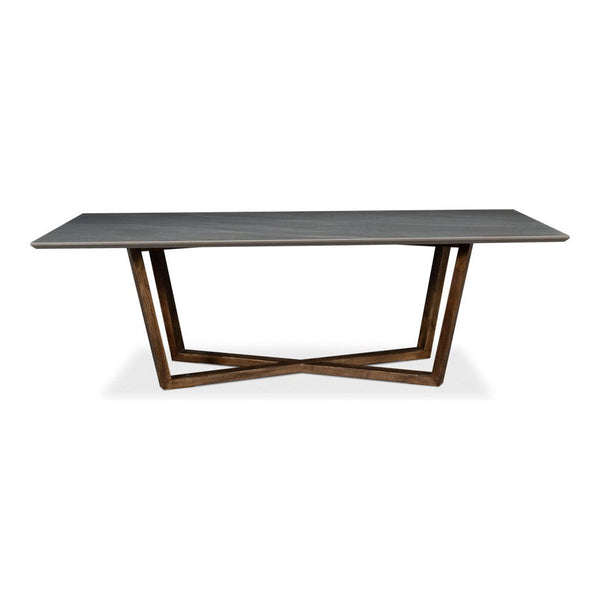 Double Pedestal Dining Table for 8-Dining Tables-Sarreid-LOOMLAN