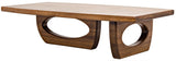 Douglas Wood Geometric Coffee Table-Coffee Tables-Noir-LOOMLAN