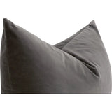 Dove Velvet Extra Large Lumbar Throw Pillow 2PC-Throw Pillows-Essentials For Living-LOOMLAN