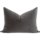 Dove Velvet Extra Large Lumbar Throw Pillow 2PC-Throw Pillows-Essentials For Living-LOOMLAN