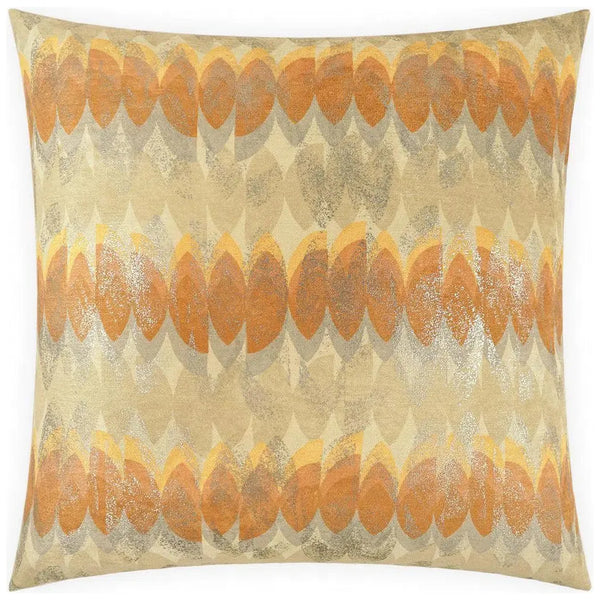 Dover Orange Throw Pillow With Insert