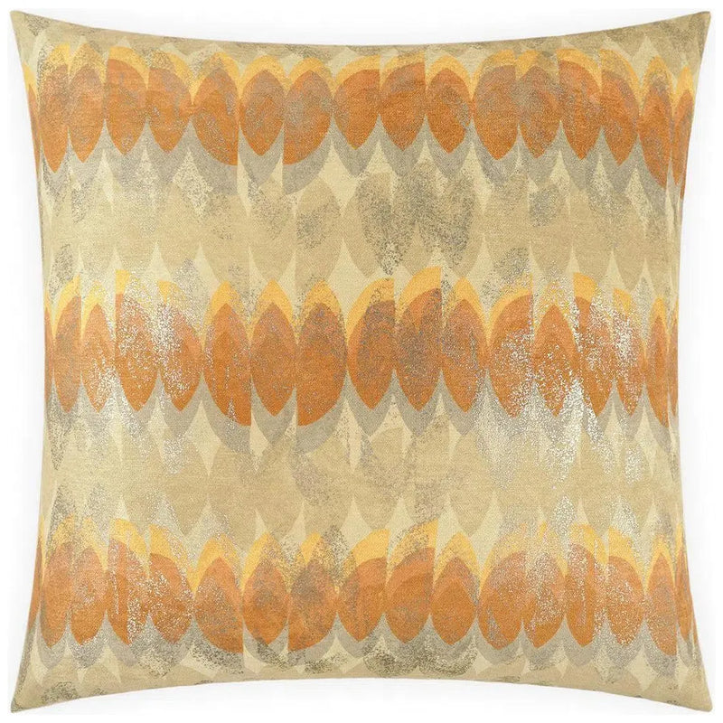 Dover Orange Throw Pillow With Insert