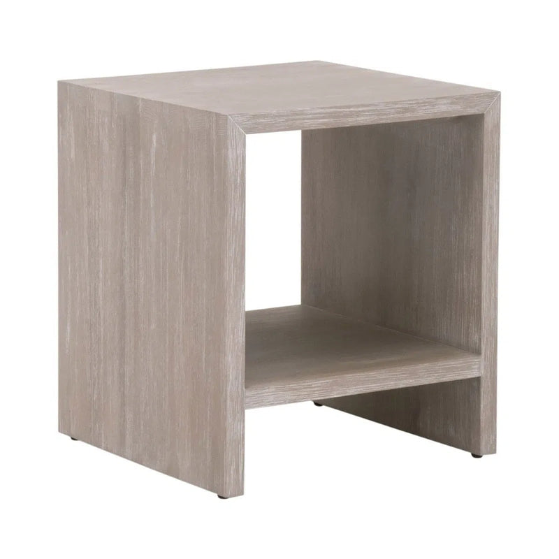 Dovetail Wooden Square End Table