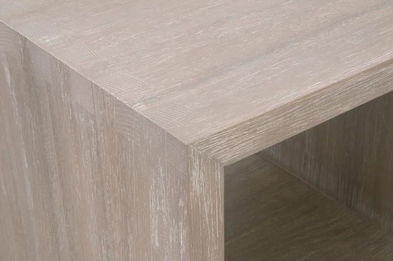 Dovetail Wooden Square End Table