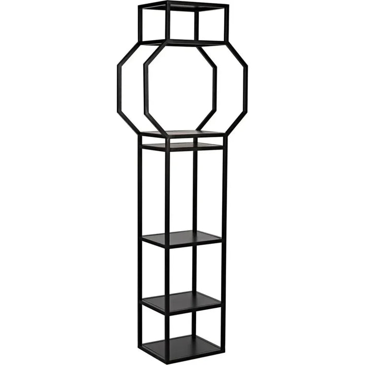 Downtown Black Metal Etagere-Etageres-Noir-Small-LOOMLAN