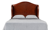 Dowry Equestrian Headboard King Genuine Leather (Headboard Only)-Beds-Sarreid-LOOMLAN