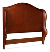 Dowry Equestrian Headboard Queen Genuine Leather (Headboard Only)-Beds-Sarreid-LOOMLAN