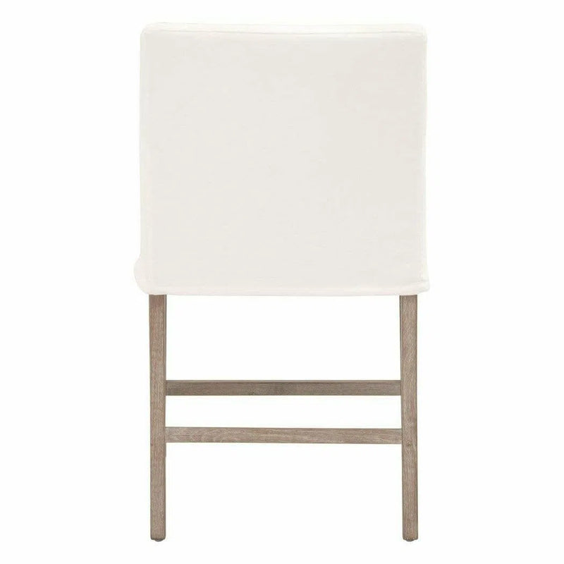Drake Slipcover Counter Stool LiveSmart Peyton-Pearl Counter Stools LOOMLAN By Essentials For Living