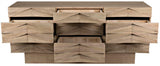 Drake Wood Washed Walnut Sideboard-Sideboards-Noir-LOOMLAN