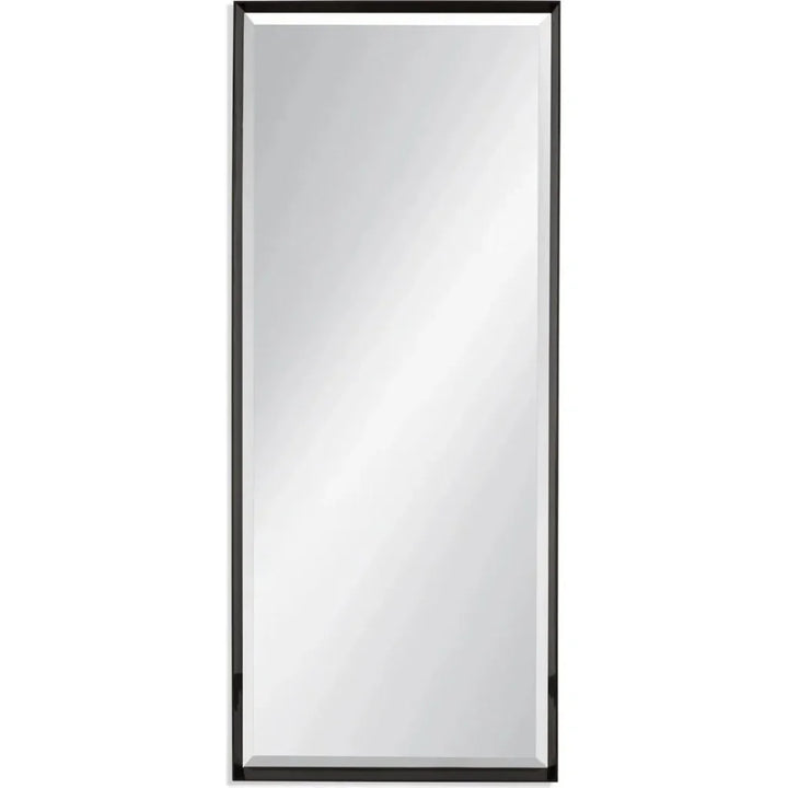 Driessen Wood Black Vertical Floor Mirror-Floor Mirrors-Bassett Mirror-LOOMLAN