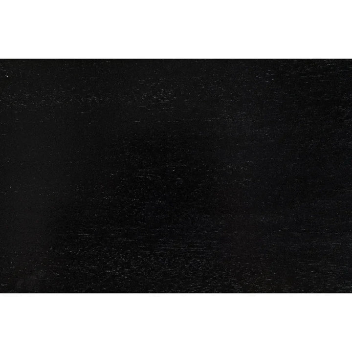 Rustic Black Rectangle Wood Black Rectangle Coffee Table 64 x 33 | LOOMLAN