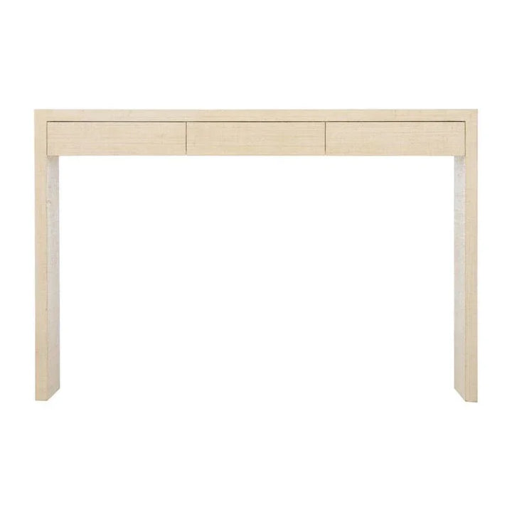 Drop Zone Raffia Warpped Console Table - LOOMLAN - Chelsea House - Console Tables
