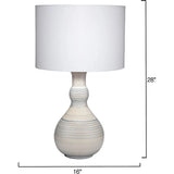 Droplet Ceramic Table Lamp Blue - & Lighting