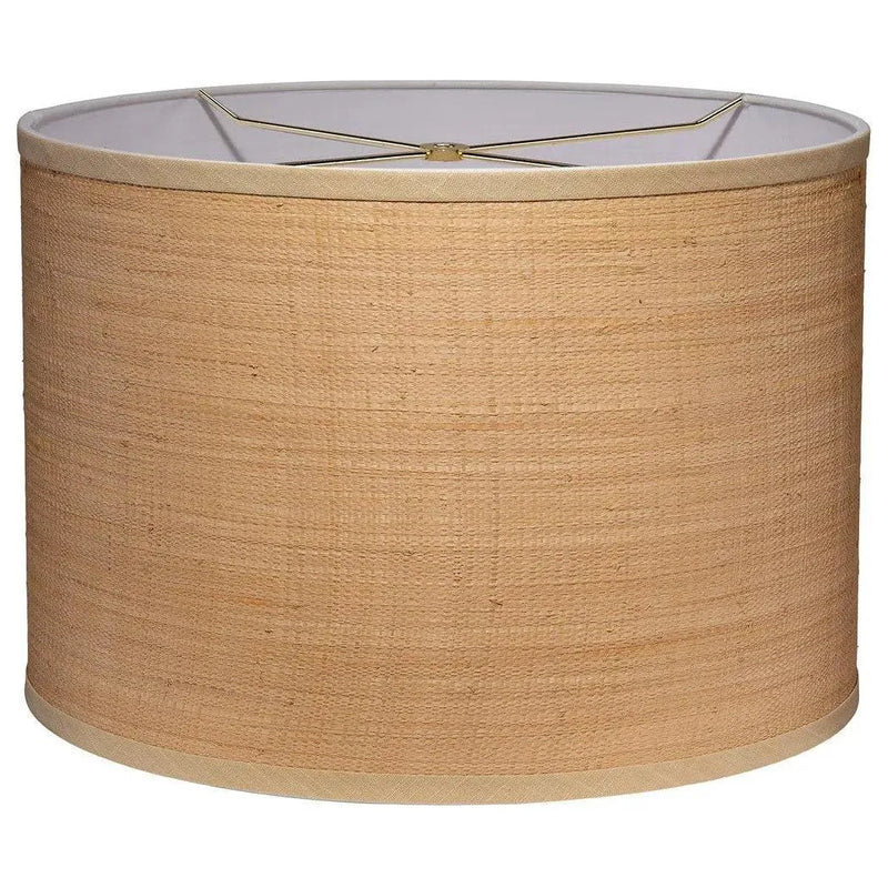 Drum Natural Raffia Stylish Shade