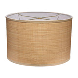 Drum Natural Raffia Stylish Shade