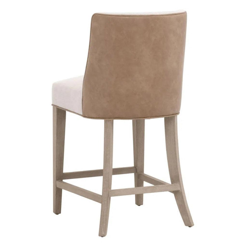 Two Tone Performance Fabric Duet Counter Stool