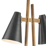 Duet Metal Framed Floor Lamp