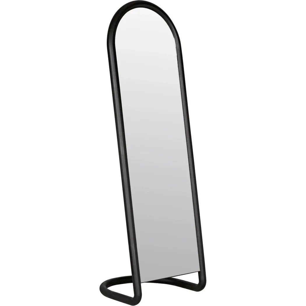 Duke Mirror Black Standing Floor Mirror