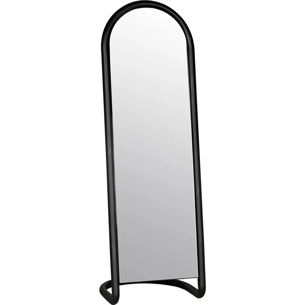 Duke Mirror Black Standing Floor Mirror