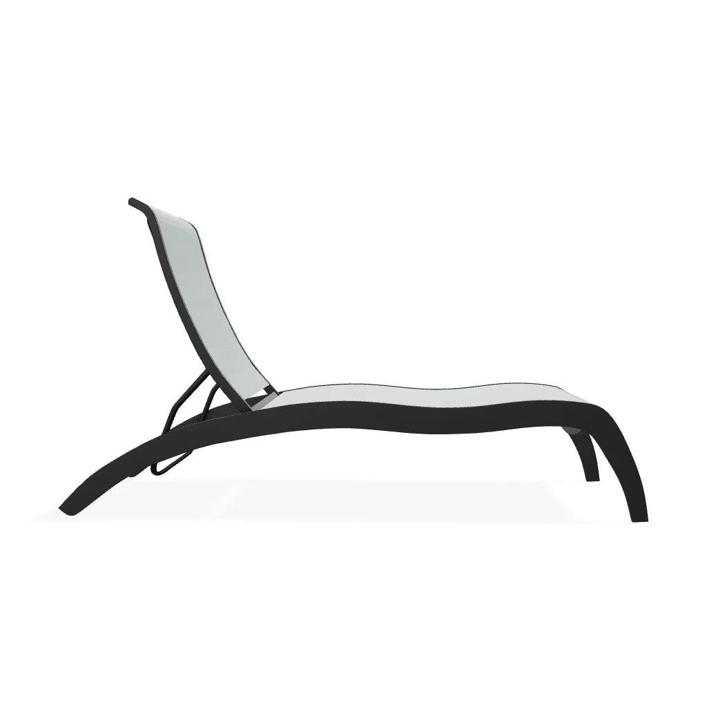 Dune MGP Stacking Armless Chaise With Wheels