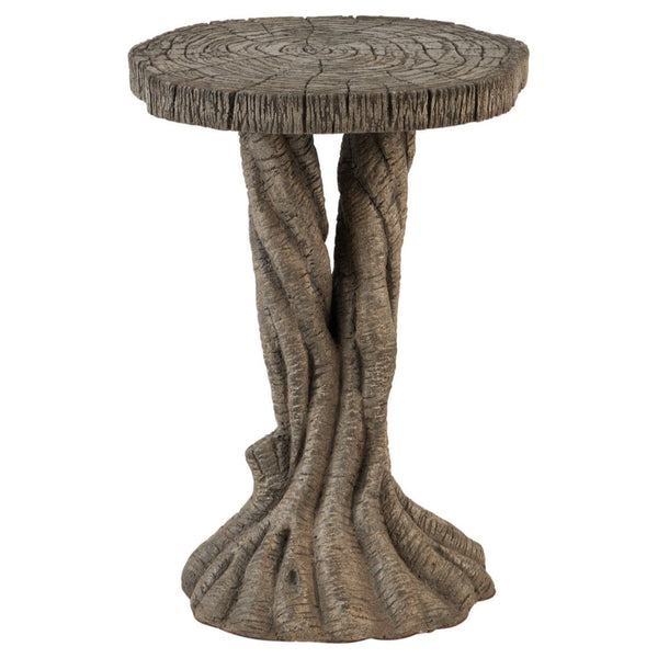 Dunmore Concrete Brown Accent Table