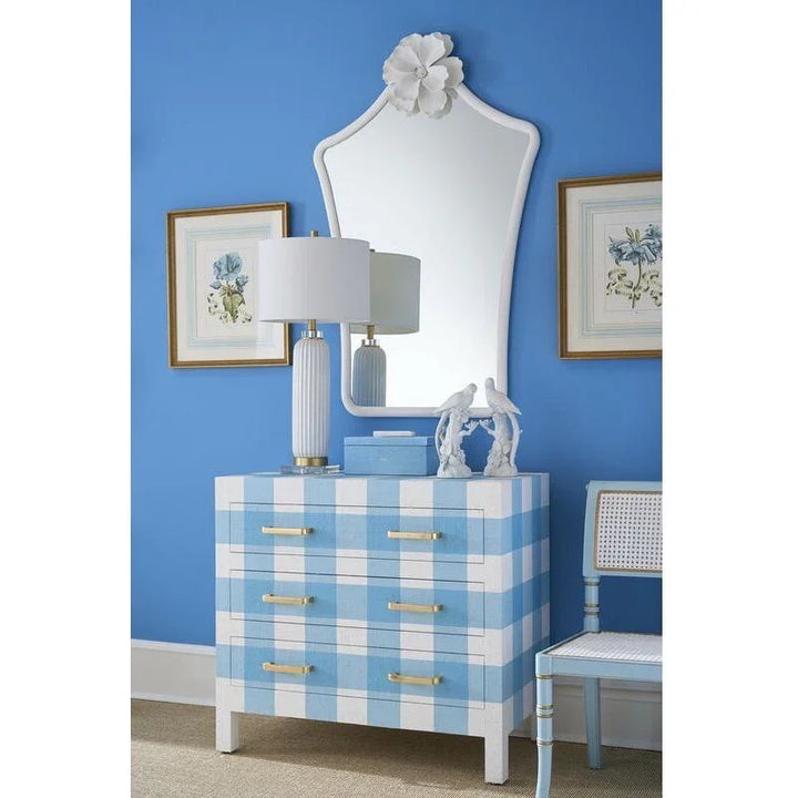 Durham Blue Shagreen Covered Wooden Box - LOOMLAN - Chelsea House - Boxes & Bowls