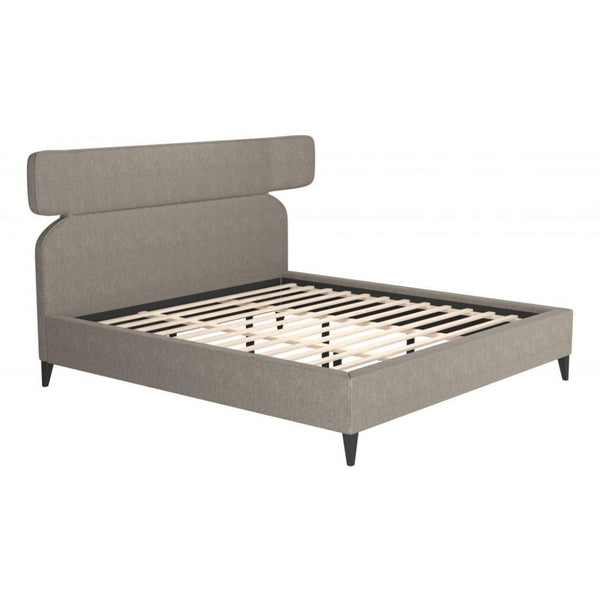 Dusa Grey Fabric Bed