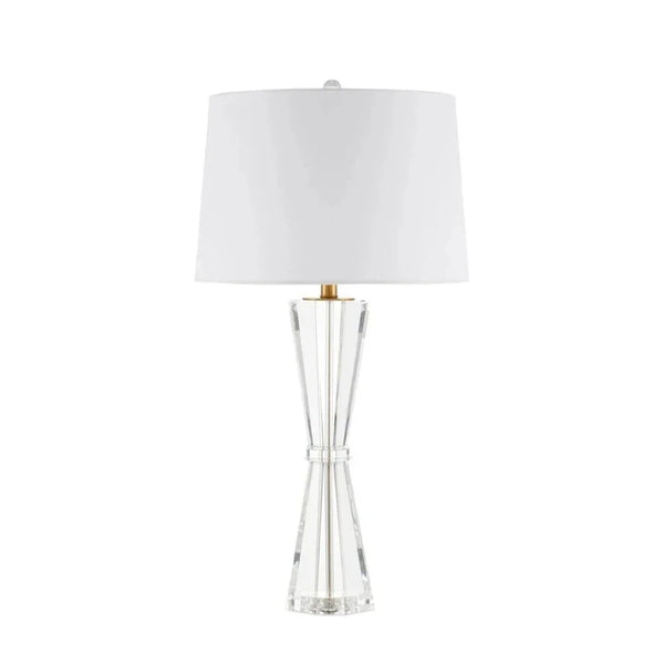 Duveen Optic Crystal Design Table Lamp - LOOMLAN - Currey & Co - Table Lamps
