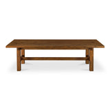 30 in. Mikoshi Solid Pine Brown Rectangular Dining Table