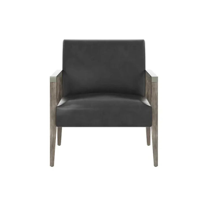 Earl Leather Lounge Chair - LOOMLAN - SUNPAN - Accent Chairs