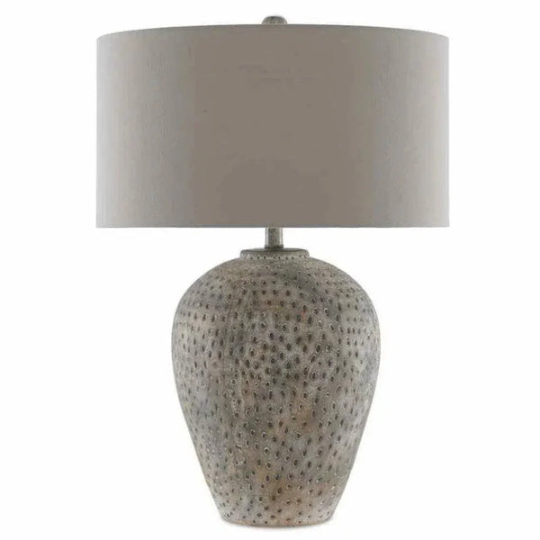 Earth Gray Junius Table Lamp - LOOMLAN - Currey & Co - Table Lamps