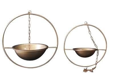 Brass Hanging Planters Set of 2 | LOOMLAN