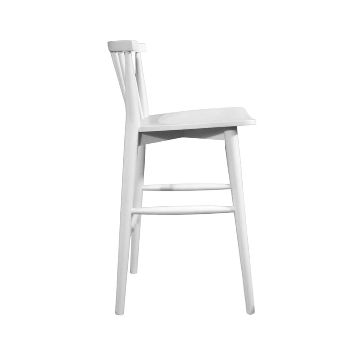 Easton Counter Stool - White - LOOMLAN - LH Imports - Counter Stools