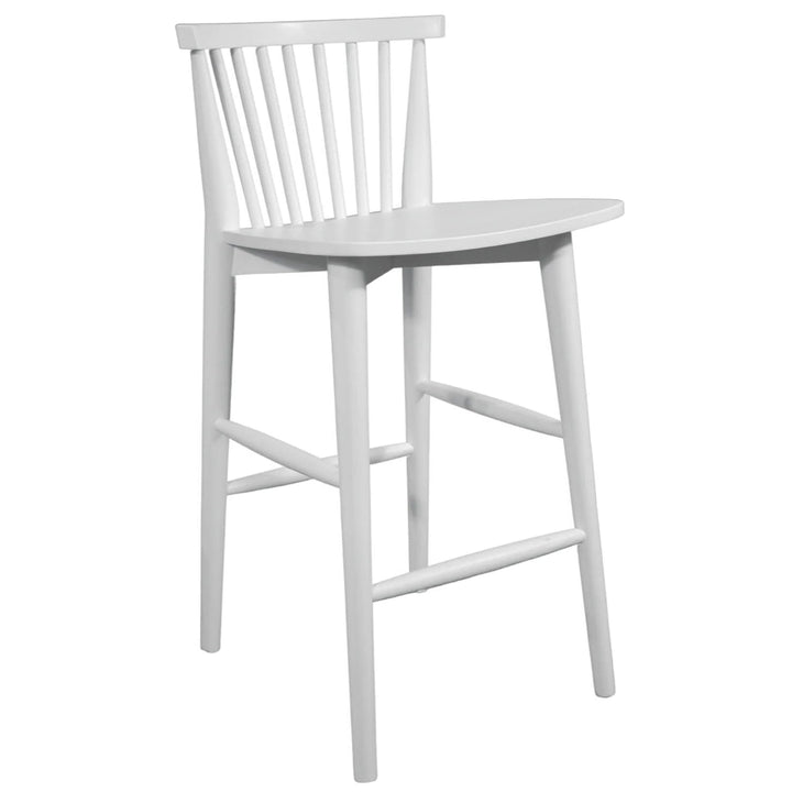 Easton Counter Stool - White - LOOMLAN - LH Imports - Counter Stools
