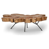 Easton Slab Geometric Coffee Table-Coffee Tables-Urbia-LOOMLAN