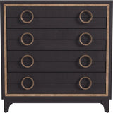 Eaton Wood Black Hall Chest