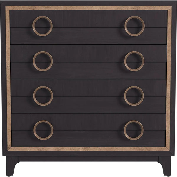 Eaton Wood Black Hall Chest