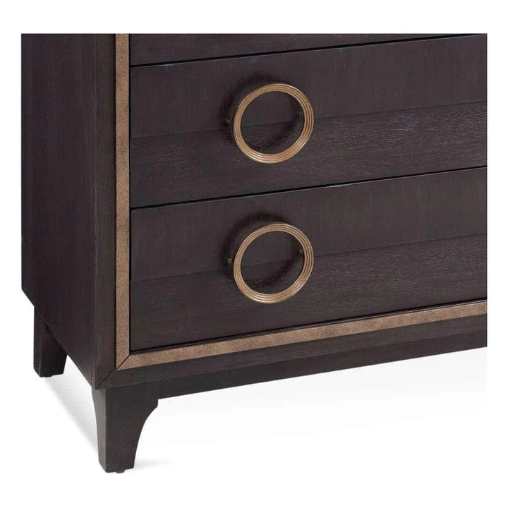 Eaton Wood Black Hall Chest - LOOMLAN - Bassett Mirror - Chests