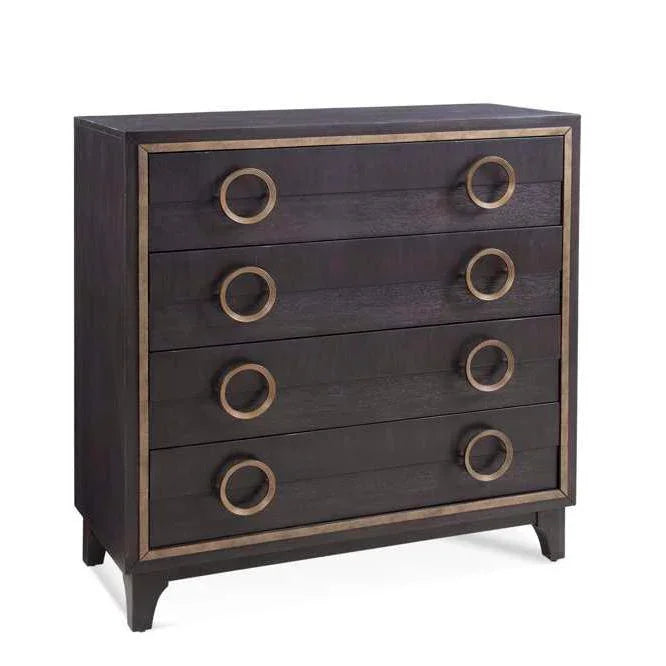 Eaton Wood Black Hall Chest - LOOMLAN - Bassett Mirror - Chests