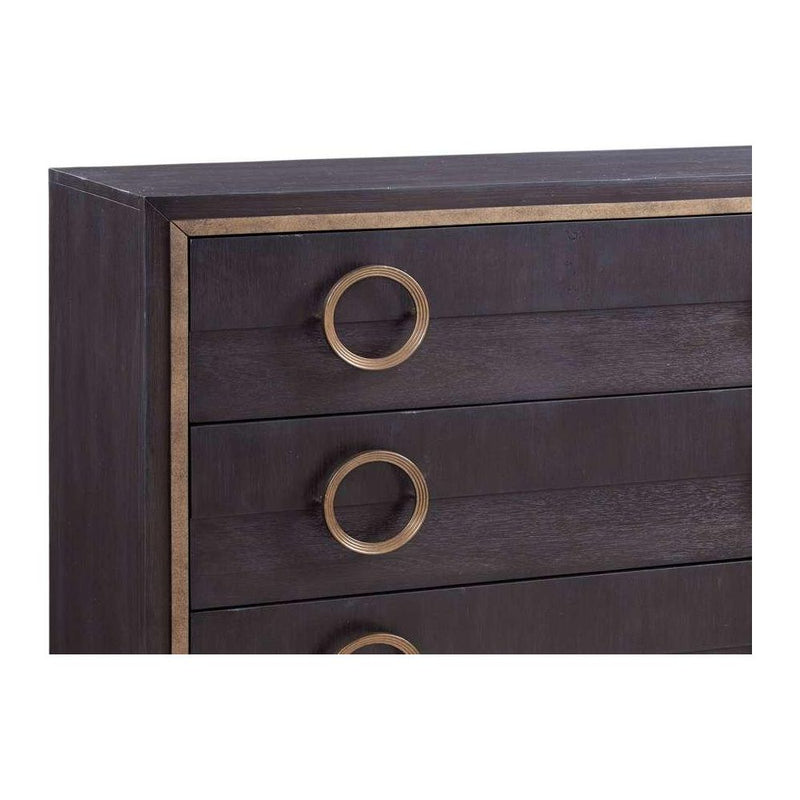 Eaton Wood Black Hall Chest