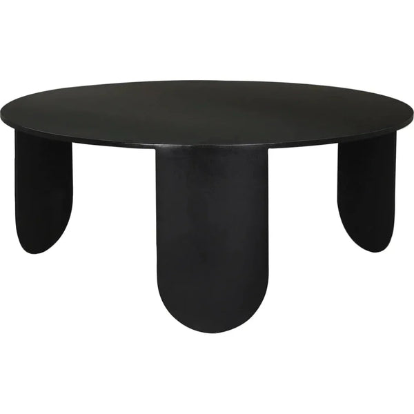 Eco Coffee Table Noir Black Metal Modern - LOOMLAN - Noir - Coffee Tables