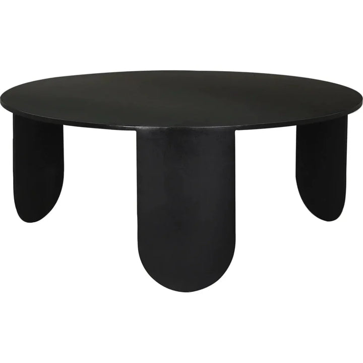 Eco Coffee Table Noir Black Metal Modern - LOOMLAN - Noir - Coffee Tables