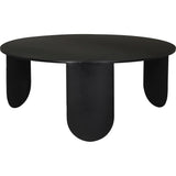 Eco Coffee Table Noir Black Metal Modern-Coffee Tables-Noir-LOOMLAN