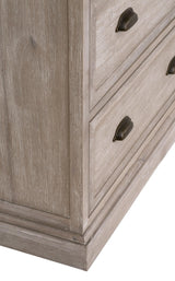 Eden 7-Drawer Media Dresser Natural Gray Acacia Dressers LOOMLAN By Essentials For Living